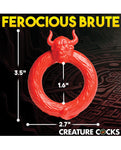 Creature Cocks Beast Mode Anillo de silicona para pene rojo