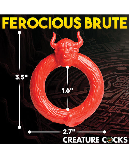 Creature Cocks Beast Mode Red Silicone Cock Ring