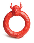 Creature Cocks Beast Mode Anillo de silicona para pene rojo