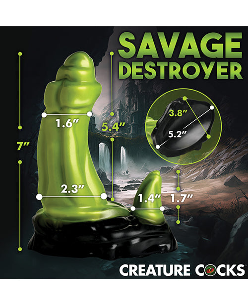 Creature Cocks Orc Silicone Dildo - The Ultimate Fantasy Pleasure Product Image.