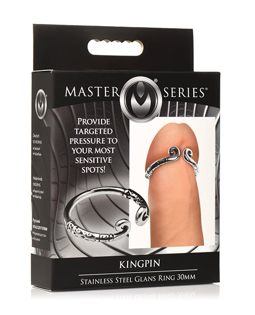Shop for the Master Series Kingpin Stainless Steel 30mm Glans Ring at My Ruby Lips