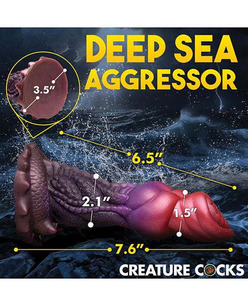 Creature Cocks Deep Diver Silicone Dildo Product Image.