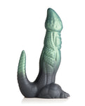 Creature Cocks Dickosaur Dinosaurio Consolador de silicona en negro/verde azulado