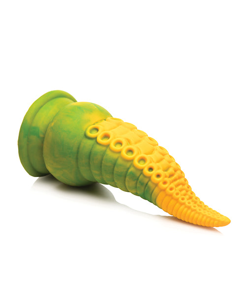 Creature Cocks Monstropus 2.0 振動觸手矽膠假陽具 - 黃色/綠色 Product Image.