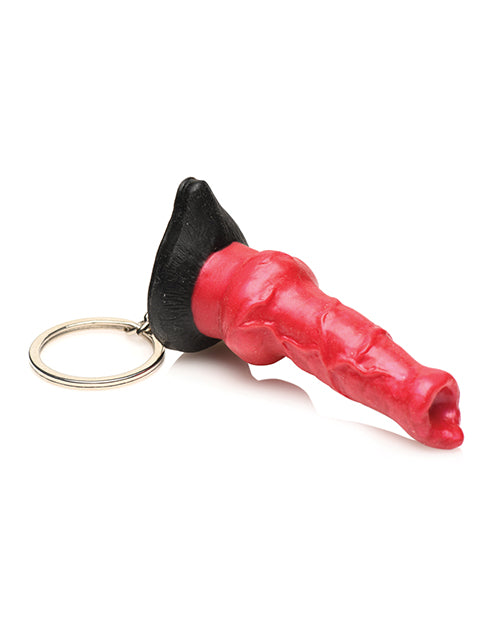 地獄獵犬矽膠鑰匙圈-火紅 Product Image.