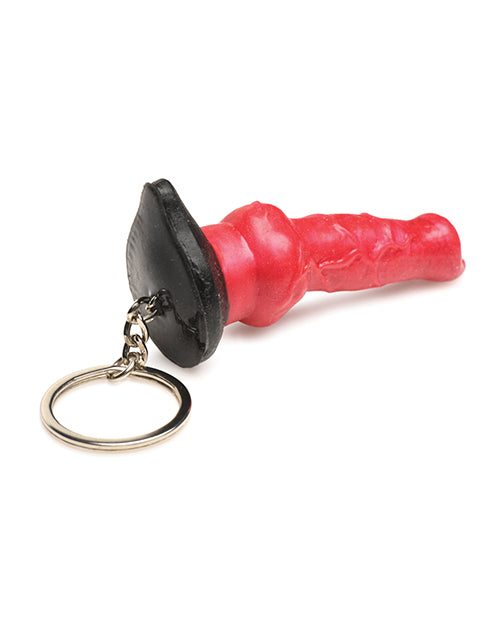 地獄獵犬矽膠鑰匙圈-火紅 Product Image.