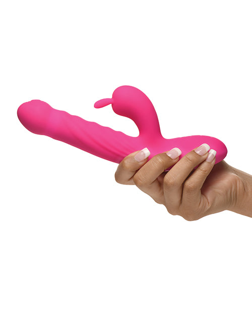 Euforia íntima: ¡bang! Conejo Vibrador y Empujador 10X - Rosa Product Image.