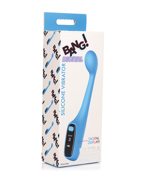 Bang! 10X Digital G-Spot Vibrator - Blue - featured product image.