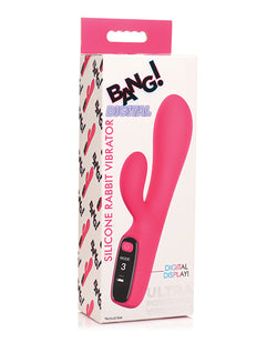 ¡Estallido! Vibrador Conejo Digital 10X - Rosa