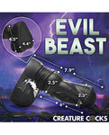 Creature Cocks Venom Silicone Dildo in Black