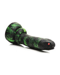 Creature Cocks Python Silicone Dildo in Black/Green: A Sensual Journey Awaits