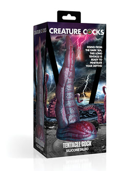 Creature Cocks Tentacle Cock Silicone Dildo - Red/Blue - Featured Product Image