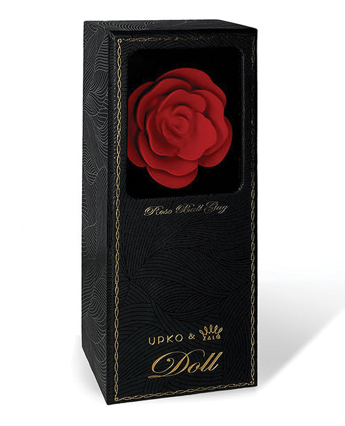 ZALO Rose Ball Gag: Elegante lujo BDSM 🌹 Product Image.