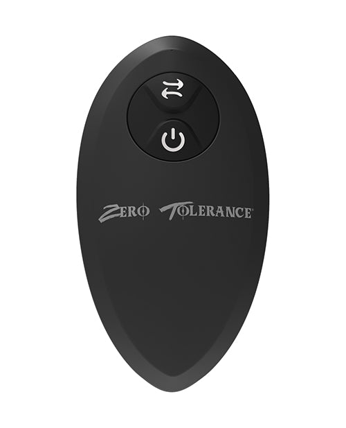 Zero Tolerance The One-Two Punch Prostate Massager in Black Product Image.