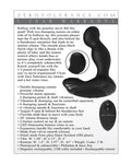 Zero Tolerance The One-Two Punch Prostate Massager in Black