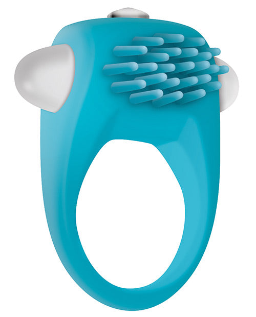 Anillo Vibrador para el Pene Zero Tolerance Teal Tickler Product Image.