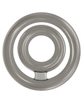 Zero Tolerance Bullseye Grey Double Loop Cock Ring