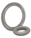 Zero Tolerance Bullseye Grey Double Loop Cock Ring