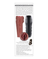 Stroker vaginal realista Grip It de tolerancia cero Product Image.