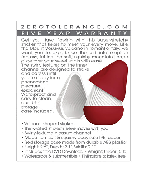 Zero Tolerance Vesuvias Stroker: The Ultimate Volcanic Pleasure Device Product Image.