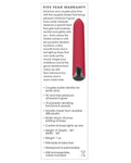 Zero Tolerance Diablo Bullet: Bala de placer vibratoria roja/negra