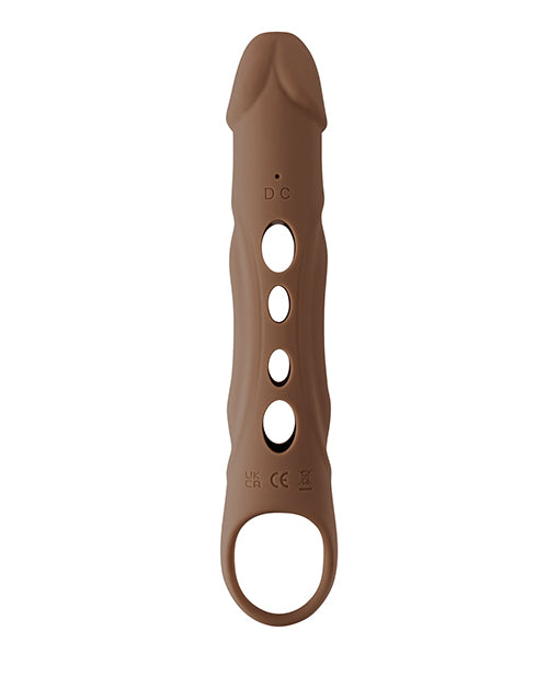 Extensor de pene con vibración Zero Tolerance Big Boy Dark con control remoto Product Image.