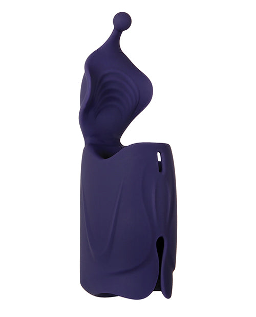 Zero Tolerance Different Strokes Rechargeable Dual-Motor Vibrating Stroker in Purple Product Image.