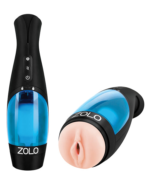 Zolo Thrustbuster: Estimulador masculino de empuje automático con audio erótico Product Image.