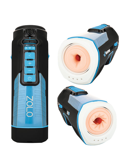 Embark on an Intimate Journey with ZOLO Roboblow - Ivory: The Ultimate Full Shaft Male Masturbator Product Image.