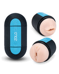 Enchanting ZOLO Pleasure Pill: Double Ended Vibrating Stimulator in Ivory