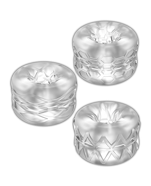 ZOLO Bumperz Squeezable Stroker Set - Clear Product Image.