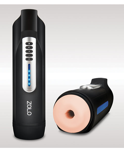 Experience Ecstasy with the ZOLO Long Stroke Thrusting Masturbator Product Image.