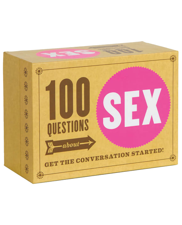 "Juego de 100 preguntas sobre sexo: enciende la intimidad y fortalece las relaciones" Product Image.