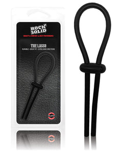 Adjustable Black Silicone Cockring - DuraTech Materials