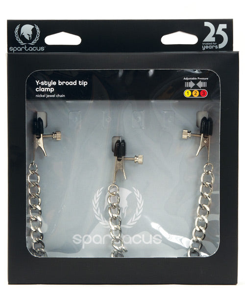Spartacus Sensation Play Clamps with Detachable Third Clamp Product Image.