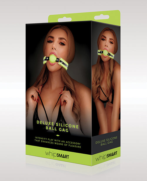Glow In The Dark Silicone Ball Gag - featured product image.