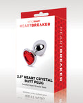 Whipsmart Heartbreaker Red Crystal Butt Plug