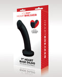 WhipSmart Heartbreaker 7" Heart Dildo - Black/Red