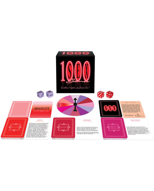 "1000 juegos sexuales: ¡enciende la pasión y crea recuerdos inolvidables!" - featured product image.