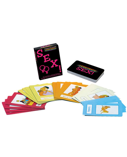 Lesbian Sex Card Game - Bilingual Product Image.