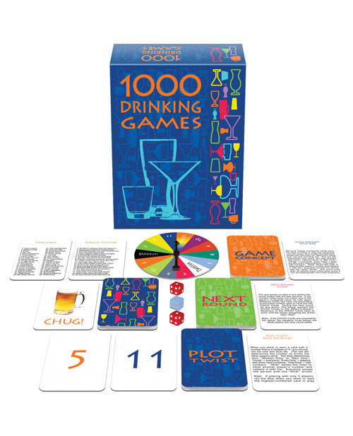 1000 juegos para beber: lo último en diversión para fiestas para adultos Product Image.