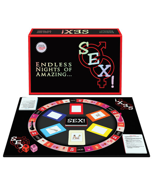 Sex! A Romantic Board Game: 1,000,000 Ways to Win Product Image.