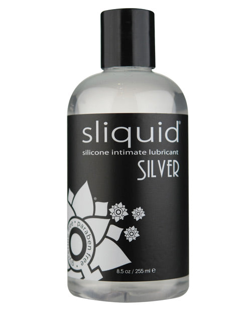 Lubricante de silicona Sliquid Silver: un toque de intimidad lujosa Product Image.