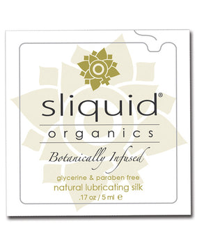 Sliquid Organics Silk Hybrid Lubricant - .17 oz Pillow - Featured Product Image