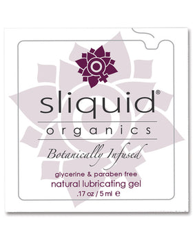 Sliquid Organics Natural Lubricating Gel - Organic .17 oz Pillow Pack - Featured Product Image