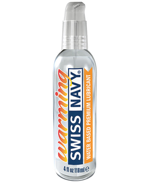 Swiss Navy Warming Water-Based Lubricant - 4 oz - featured product image.