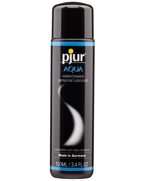 Pjur Aqua Water-Based Lubricant - 100ml Bottle - featured product image.