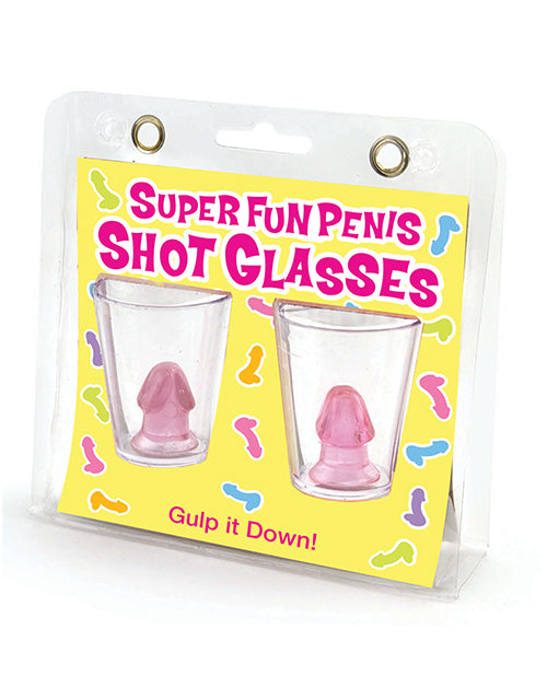 Cheeky Fun Penis Shot Glasses - Set of 2 Product Image.