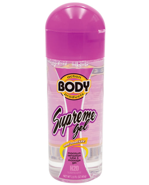 Body Action Supreme Water Based Gel Product Image.