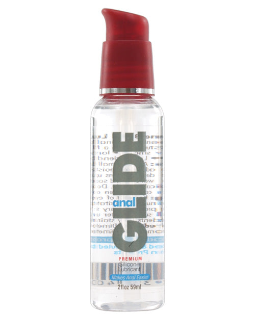 Lubricante de silicona Anal Glide: duradero, resbaladizo, sin perfume Product Image.